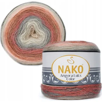 Příze Vlna Nako Angora Luks Color 81913 150 g/810 m