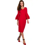 Dámské šaty K002 - Makover pudrovo-růžová XXL