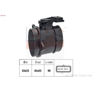 Autoelektrika Snímač množství protékajícího vzduchu EPS 1.991.298