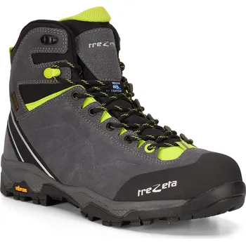 Dětská fitness obuv Pánská vysoká turistická obuv TREZETA-Drift Wp, Grey/Lime Šedá 45,5