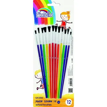 Umělecký štětec Školní kulaté štětce Grand Fiorello 2252 sada 12 kusů