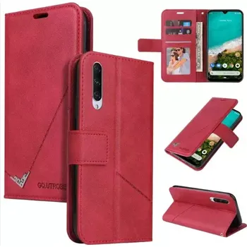 Pouzdro na mobilní telefon TT-TopTechnology Kožené pouzdro Xiaomi Mi A3 červené, red, model knížka, řada GQ.UTROBE