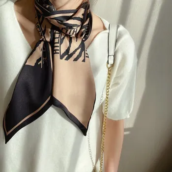 Šála ŠÁLA s potiskem dámská dlouhá elegantní ŠÁLA jako kravata