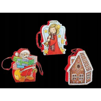 Dárková taška Papírová vánoční dárková taška 19x15cm assort