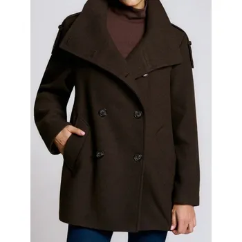 Dámský kabát Sinsay - Bunda - tmavě hnědá - 178GZ-89M - 178GZ-89M-XL