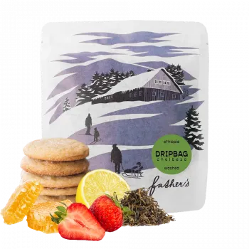 Káva Výberová káva Etiopie CHELBESA - drip sáčky 5ks/bal 5ks od Father's Coffee Roastery