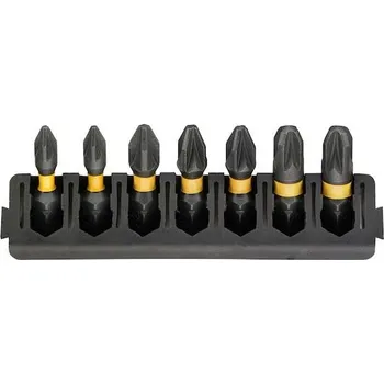 Dílna DeWalt Držák 25mm na 7 bitů + bity DT70812