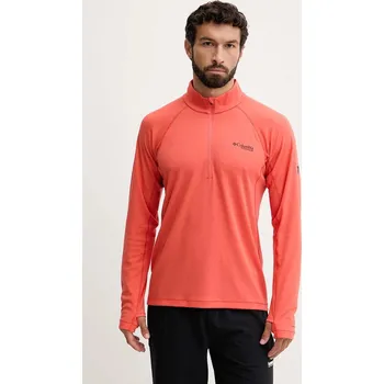 Pánské tričko Sportovní tričko s dlouhým rukávem Columbia DriVenture 2136961 oranžová 23X, vel. M