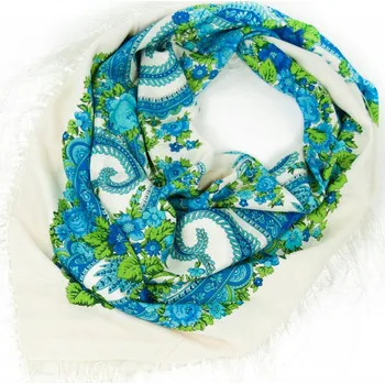 Šátek Šátek Etno Life - bílý | lidový, etno vzhled sz15186