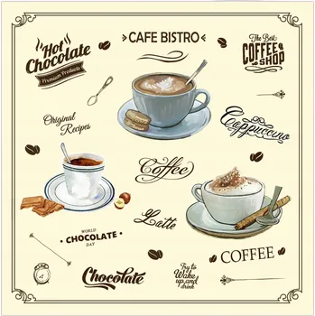 Papírový ubrousek Papírové ubrousky 33x33cm 3vrstvé café bistro