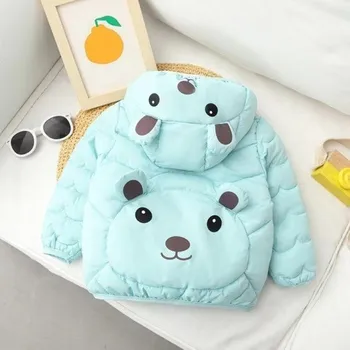 Dětská zimní bunda L1979 tyrkysová 4