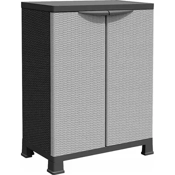 Komoda Komoda VidaXL 68 x 39 x 92 cm, odstíny šedé