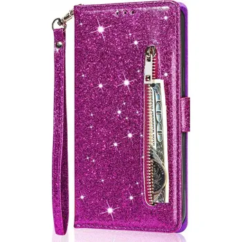 Pouzdro na mobilní telefon Flipové pouzdro XGSM pro Samsung Galaxy S24 Ultra fialové