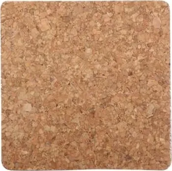 prostírání Korkové podložky čtvercové 95x95mm 6 ks