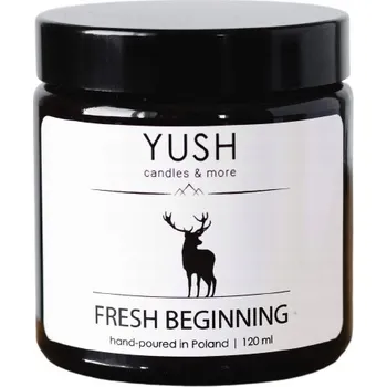 Svíčka Sójová vonná svíčka Fresh Begining Yush 1 ks