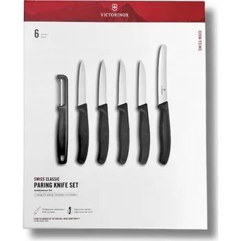Kuchyňský nůž Victorinox 6.7113.61G, sada 5 nožů a škrabka, Swiss Classic