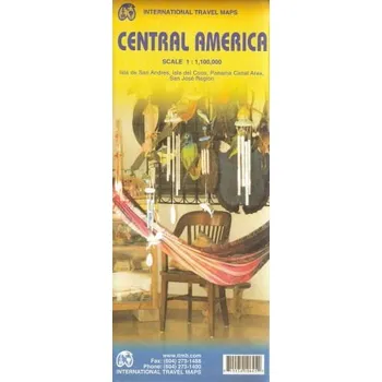 Ameryka centralna mapa 1:1 100 000 ITMB Kolektiv autorů