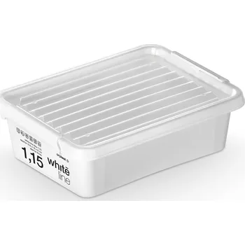 Dóza na potraviny NÁDOBA KRABIČKA ORGANIZÉR S VÍKEM 1,15 l