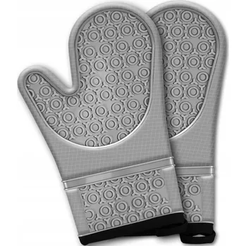 Chňapka SILIKONOVÉ KUCHYŇSKÉ RUKAVICE CHŇAPKY ŽÁRUVZDORNÉ OCHRANNÉ DO TROUBY 2 KS