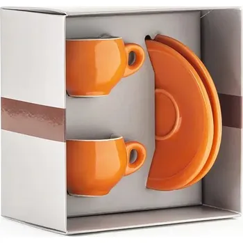 Danesi Duo Set Orange - Darkova Kazeta 2 salky a 2 podsalky - oranžová