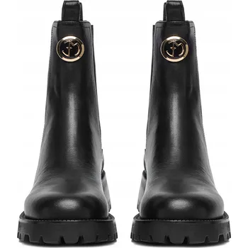 Dámské lodičky Eva Minge kotníkové boty dámské černé EO-LARA-220-701