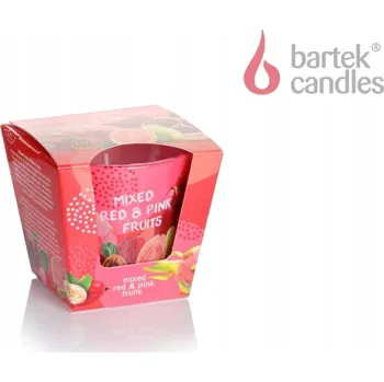 Svíčka Parafínová vonná svíčka OVOCNÁ Bartek Candles