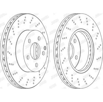 Brzdový systém Brzdový kotouč JURID 562619JC-1