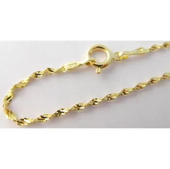 Řetízek Klenoty Budín Zlatý přívěskový řetízek - TWIST 585/1,03gr 45cm HK6303 (Klenoty Budín Zlatý přívěskový řetízek - TWIST 585/1,03gr 45cm HK6303)