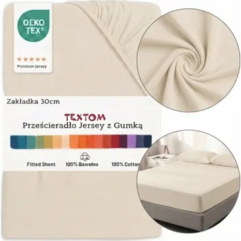 Prostěradlo Prostěradlo s gumičkou Textom bavlna 200 x 140 cm