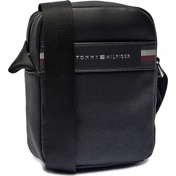 Kabelka Tommy Hilfiger kabelka přes rameno eko kůže černá