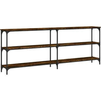 Konferenční stolek VidaXL Konzolový stolek, kouřový dub,