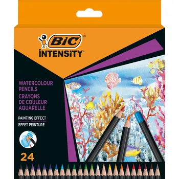 Pastelka Akvarelové Pastelky Intensity 24 BIC