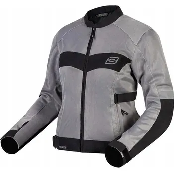 Moto bunda TEXTILNÍ BUNDA OZONE DART LADY STŘÍBRNO/ČERNÁ D8XL