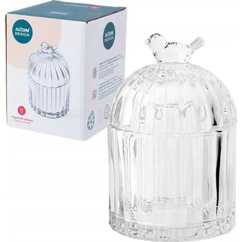 Dóza na potraviny Krabička skleněná nádoba s víkem, Velikonoce Altom Design Ptaszek