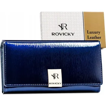 Peněženka Rovicky dámská peněženka z pravé kůže, modrá