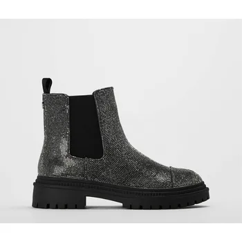 Dámské kozačky Boty Steve Madden Pewter 6412259 5 (38)