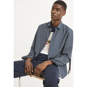 Pánské oblečení Celio Bavlněná košile Taventy - Pánské Celio modrá 1694759