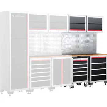 Dílenský nábytek, sestava, modulární, 7 ks - QUATROS QS17004