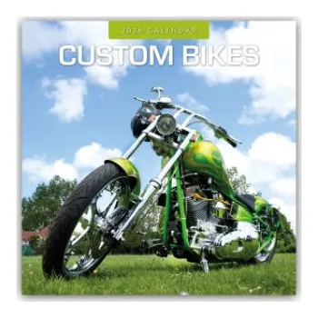 Diář Custom Bikes - Umgebaute Motorräder 2026 - 16-Monatskalender (EN)