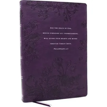 Peace of God Bible: Discover and Experience God's Shalom Throughout the Bible (NKJV, Purple Leathersoft, Red Letter, Comfort Print) - Johnston, PhD, Jeremiah J.