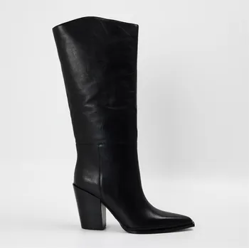 Dámská zimní obuv Kozačky Steve Madden Black Lthr 743368 6 (39)