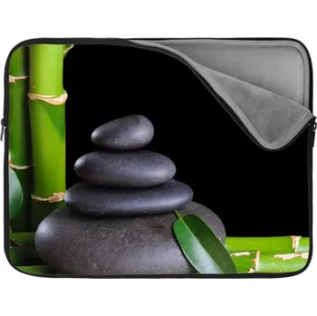 pouzdro na notebook Sablio Obal na notebook Bambus a kameny - 13"