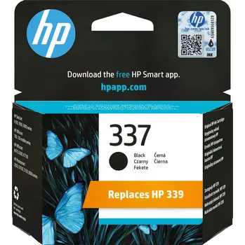 HP Inc. HP 337 Black Ink Cart, 11 ml, C9364EE (420 pages) C9364EE#UUS