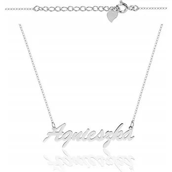 Náhrdelník Stříbrný náhrdelník se jménem AGNIESZKA (ryzost 925) + GRAVÍROVÁNÍ