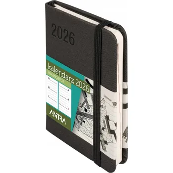 Kalendář Knižní kalendář 2026 A7 Antra černý