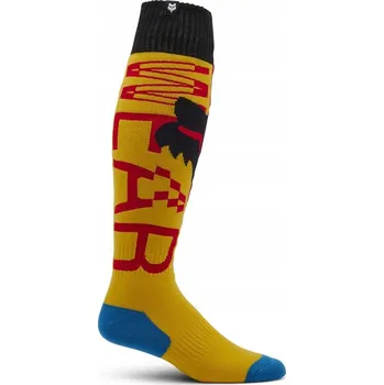 Pánské ponožky Ponožky FOX 180 Race Spec Sock Pale Yellow L