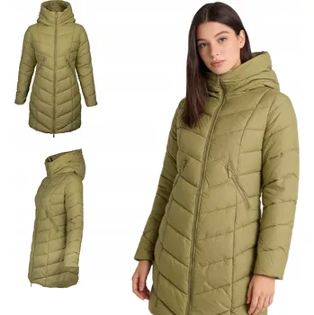 Dámská zimní péřová bunda dlouhá s kapucí VALVESTINO Captain Mike L