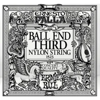 Příslušenství pro strunný nástroj Struna Ernie Ball Nylon Black Ball End G3