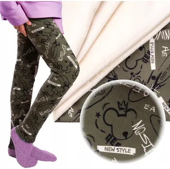 Dívčí legíny Zateplené legíny pro dívky, teplé dětské GETRY termo kožešina POLAR