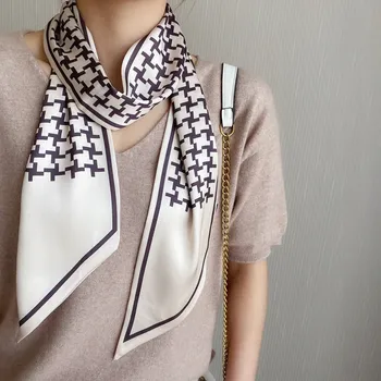 Šála ŠÁLA s potiskem dámská dlouhá ŠÁLA elegantní ŠÁLA jako kravata